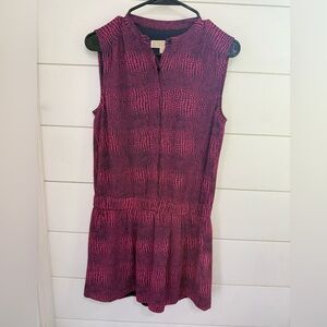 MICHAEL Michael Kors Sleeveless Patterned Romper Size S